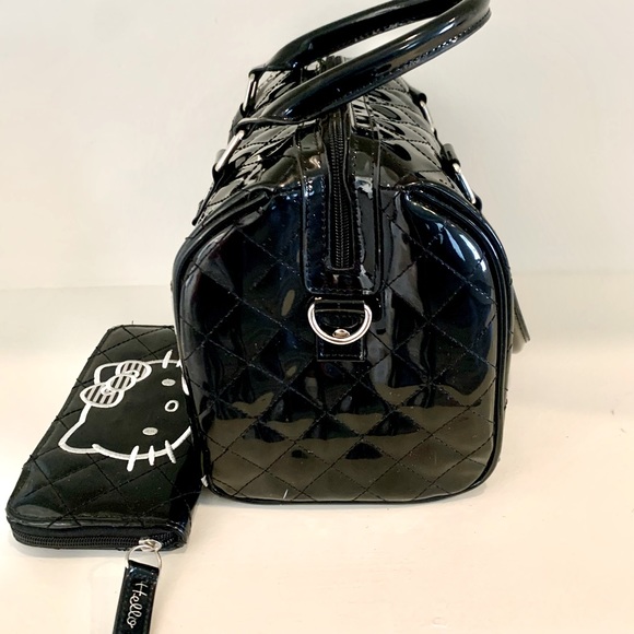 Hello Kitty Embossed Handbag with matching Wallet Nwot - Picture 4 of 7